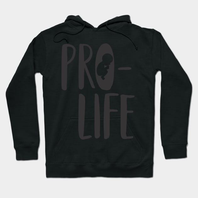 Pro-Life Hoodie by alinerope